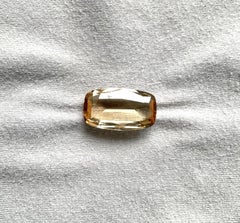 20.33 Carat Peach Tourmaline Cushion Faceted Cut Stone For Jewelry Natural Gem