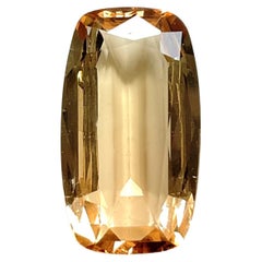 20.33 Carat Peach Tourmaline Cushion Faceted Cut Stone For Jewelry Natural Gem
