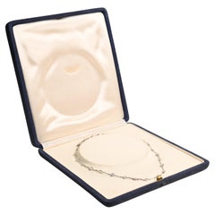 20,34ct Diamanten im alten europäischen Schliff Halskette, Platin
