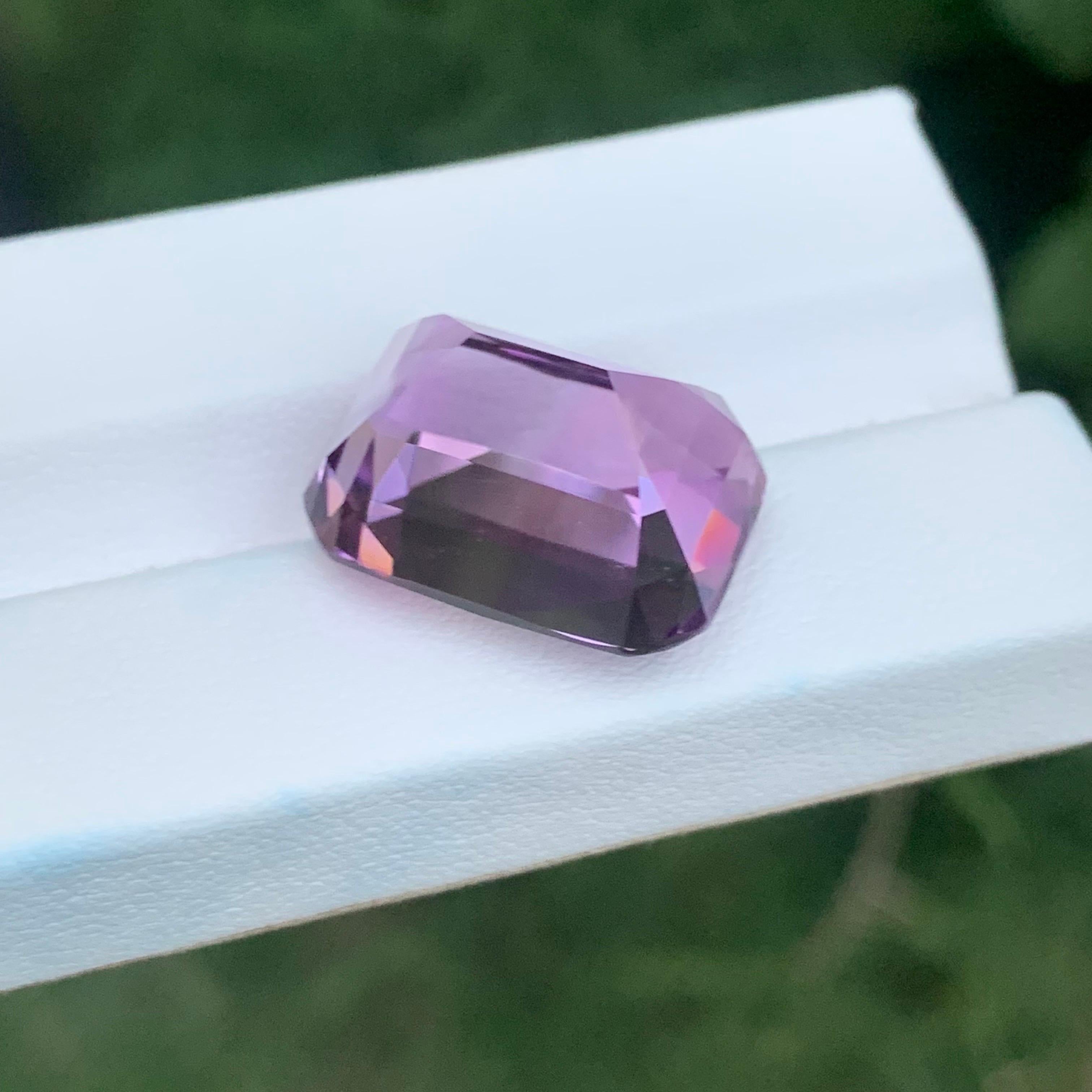 20.35 Carat Natural Loose Amethyst Cushion Shape Gemstone For Sale 8