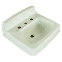 20.375 in. Fregadero de pared American Standard de hierro fundido blanco