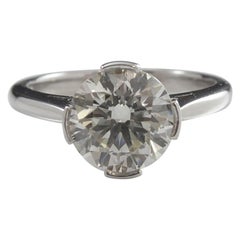 2.03ct Diamond Solitaire Ring in New Platinum Setting