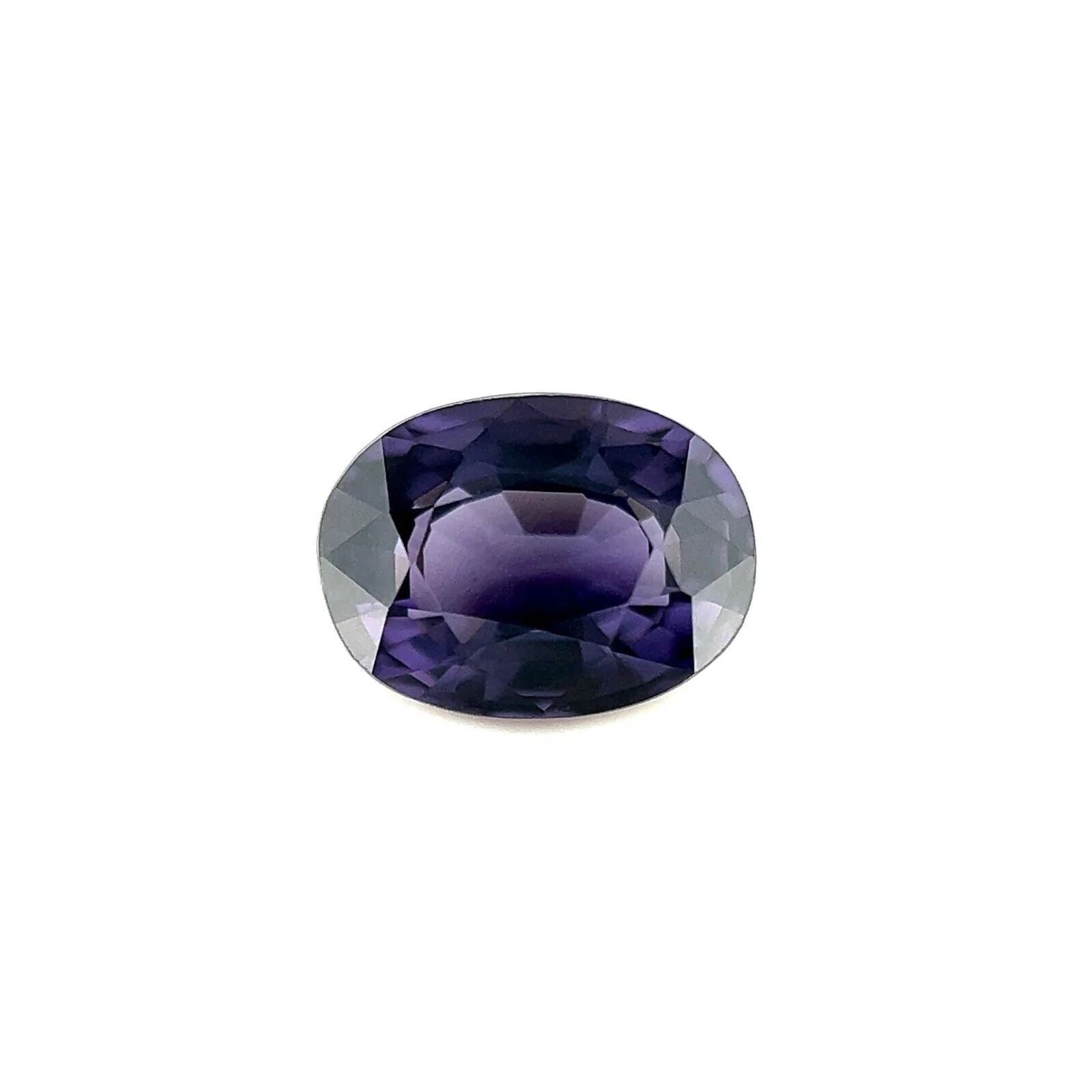 Spinelle violet profond 2,03 carats, taille ovale naturelle, 8,5 x6.3 mm, pierre précieuse non sertie VS