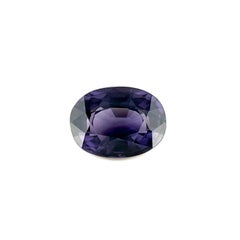 2.03ct Fine Deep Purple Spinel Natural Oval Cut 8.5x6.3mm Loose Rare Gem VS