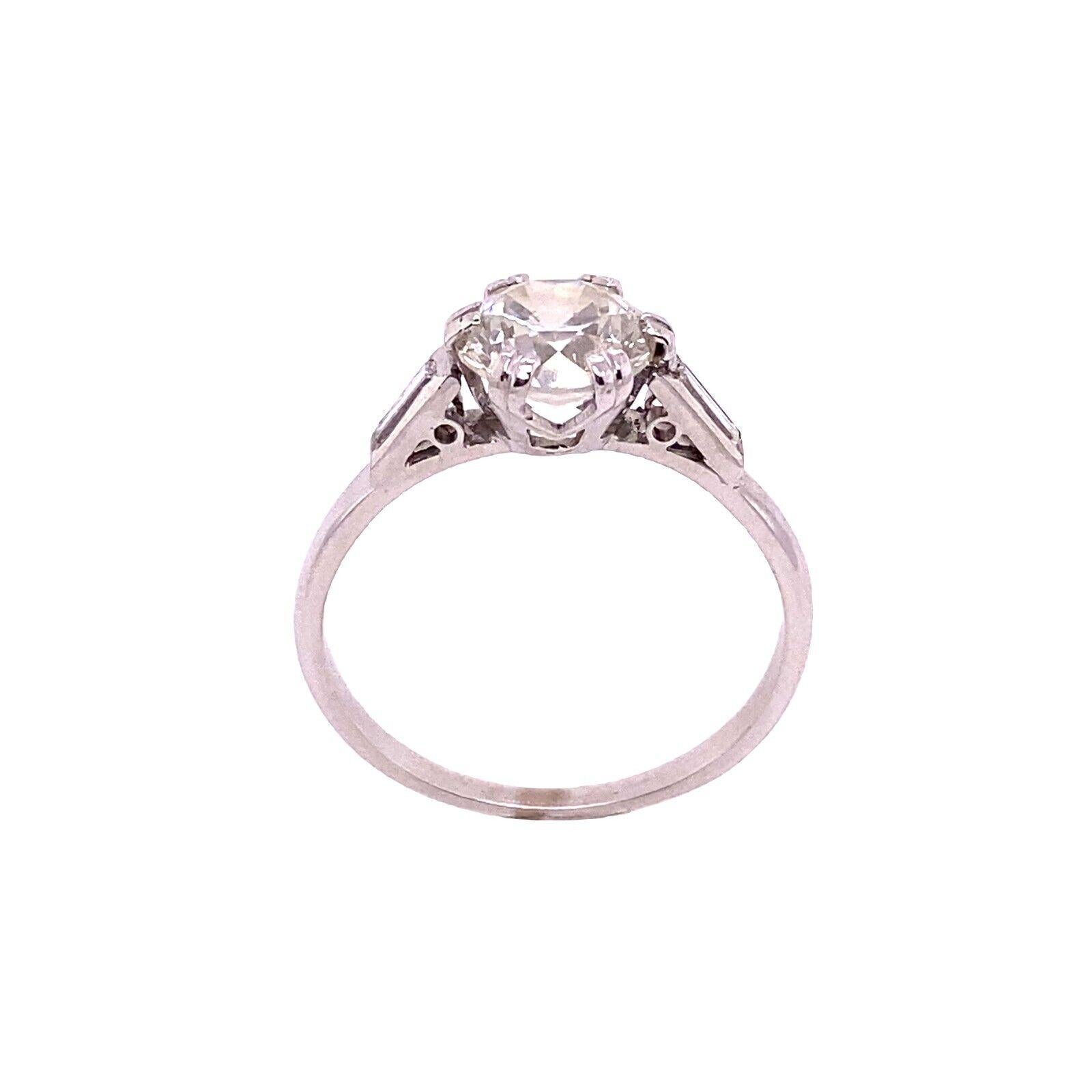 Round Cut 2.03ct L I1 GIA Certified Round Brilliant Cut Diamond Set in 18ct White Gold For Sale