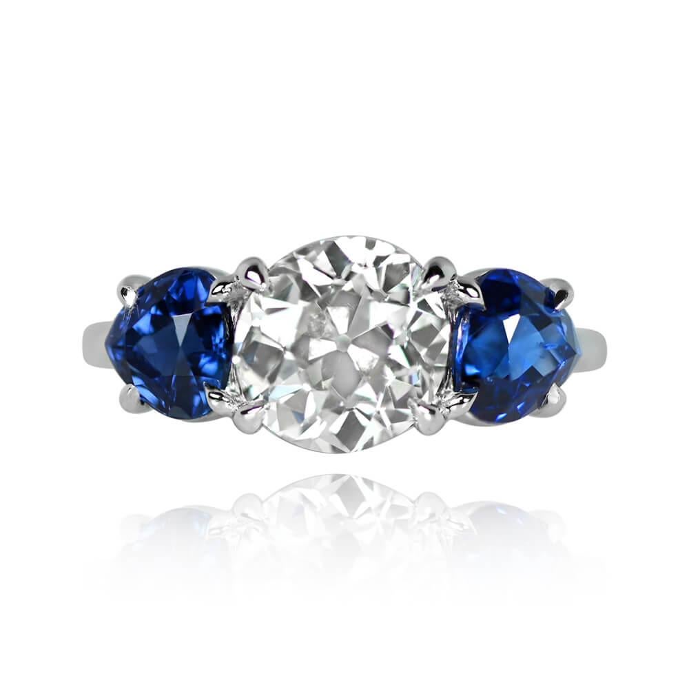engagement rings with sapphire accents