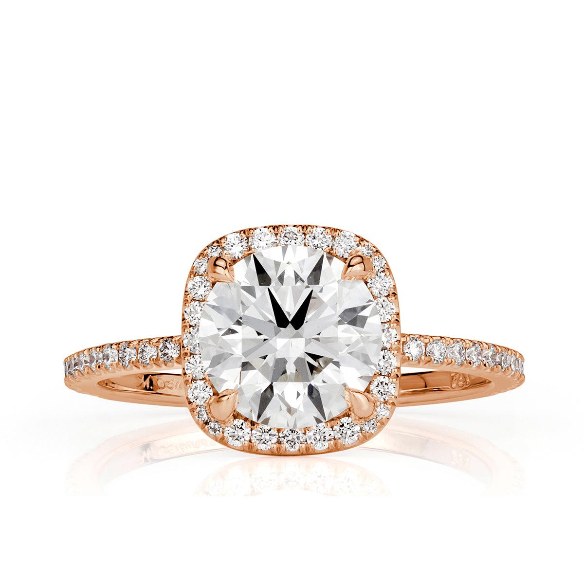 2.03ct Round Brilliant Cut Diamond Engagement Ring