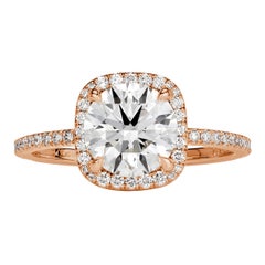 2.03ct Round Brilliant Cut Diamond Engagement Ring