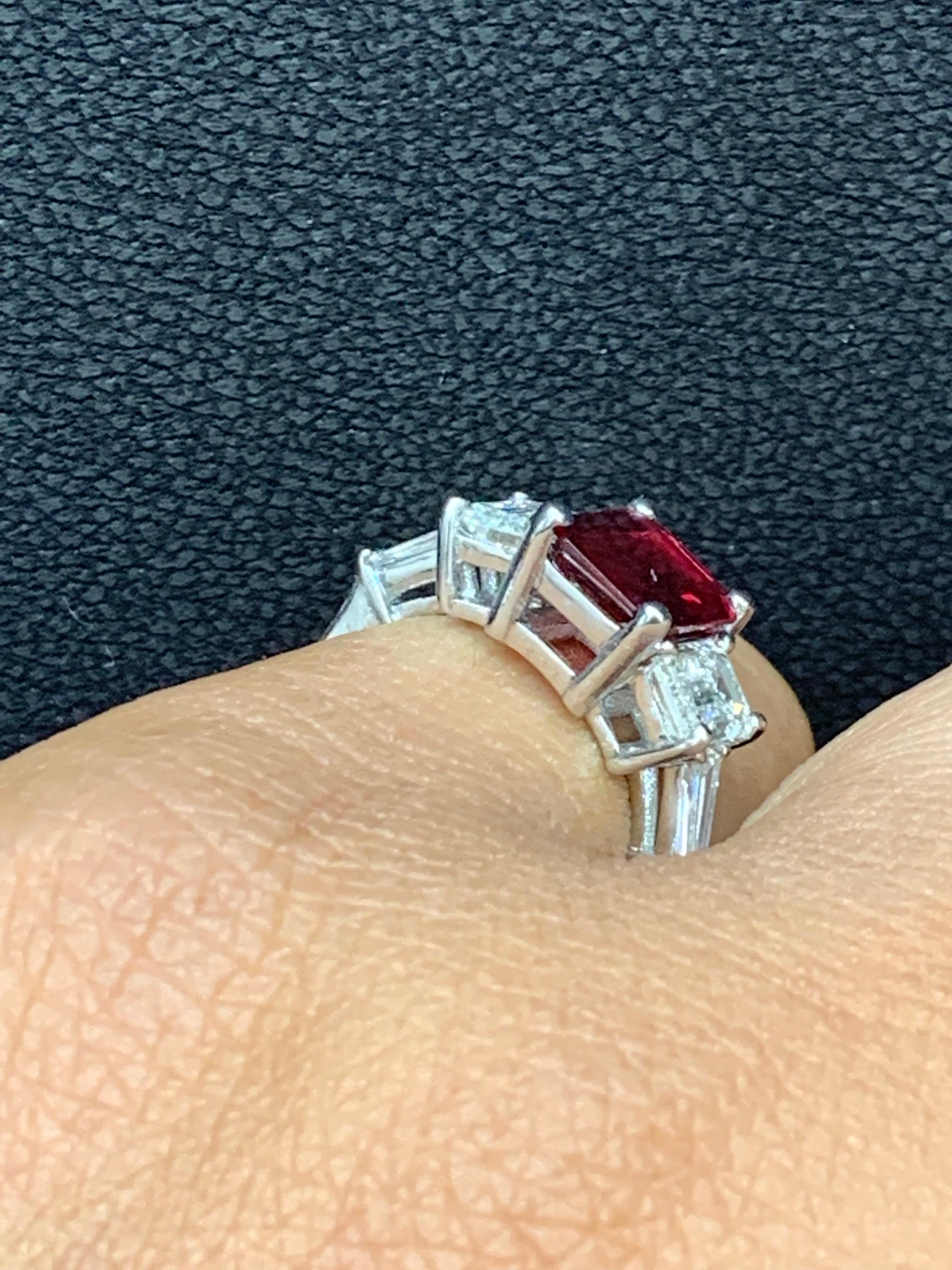 ruby and emerald engagement ring