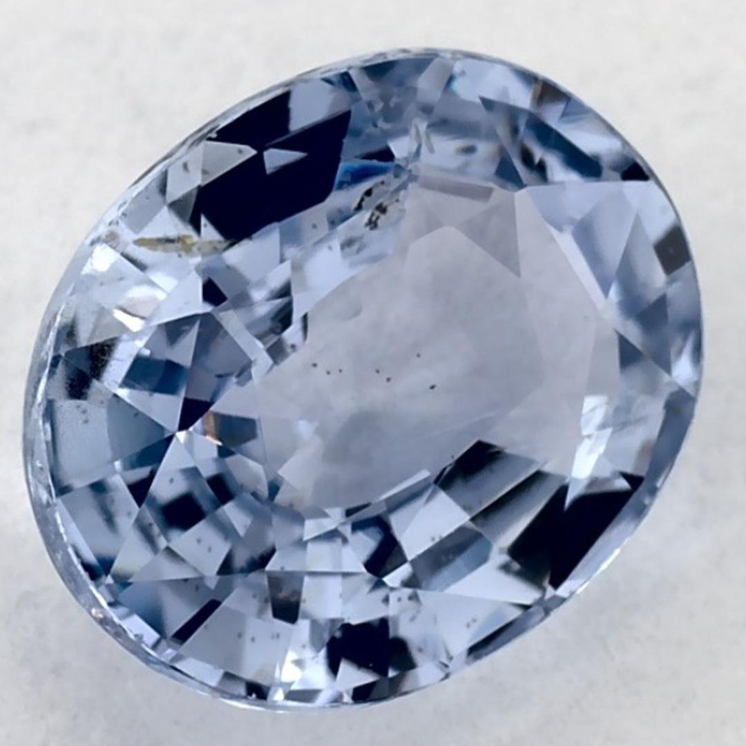 Taglio ovale 2.04 carati di zaffiro blu ovale sfuso in vendita