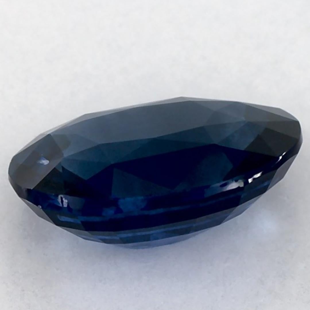 2.04 carati di zaffiro blu ovale sfuso In condizioni Nuovo in vendita a Fort Lee, NJ