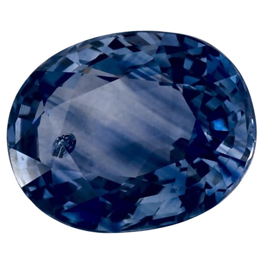 2.04 Ct Blue Sapphire Oval Loose Gemstone