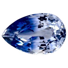 2.04 Ct Blue Sapphire Pear Loose Gemstone
