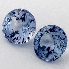 2.04 Ct Blue Sapphire Round Loose Gemstone