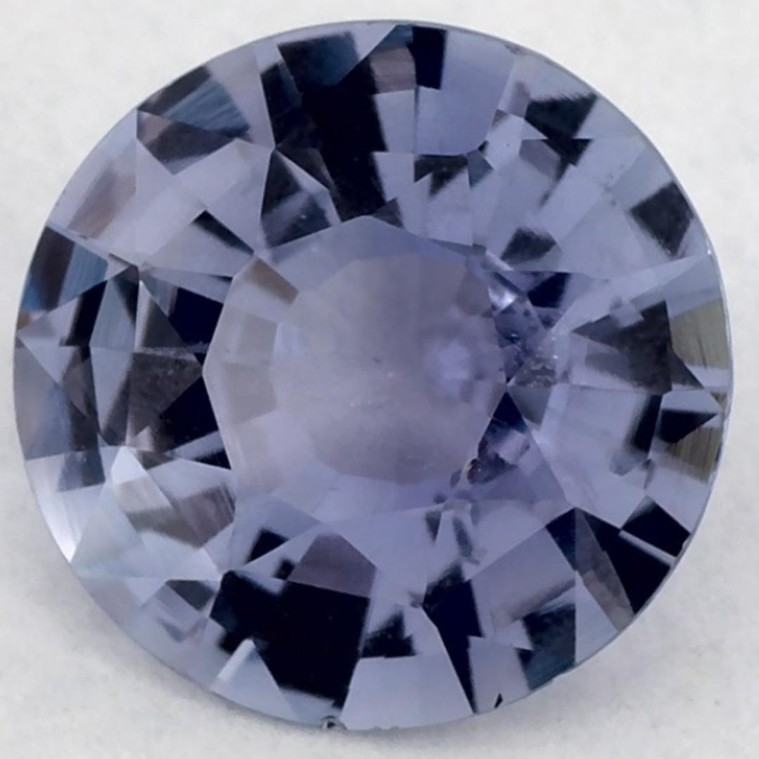 2.04 Karat Blauer runder Saphir, loser Edelstein (Rundschliff) im Angebot