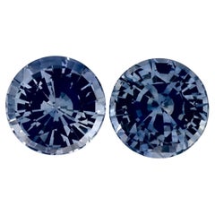 2.04 Ct Blue Sapphire Round Loose Gemstone