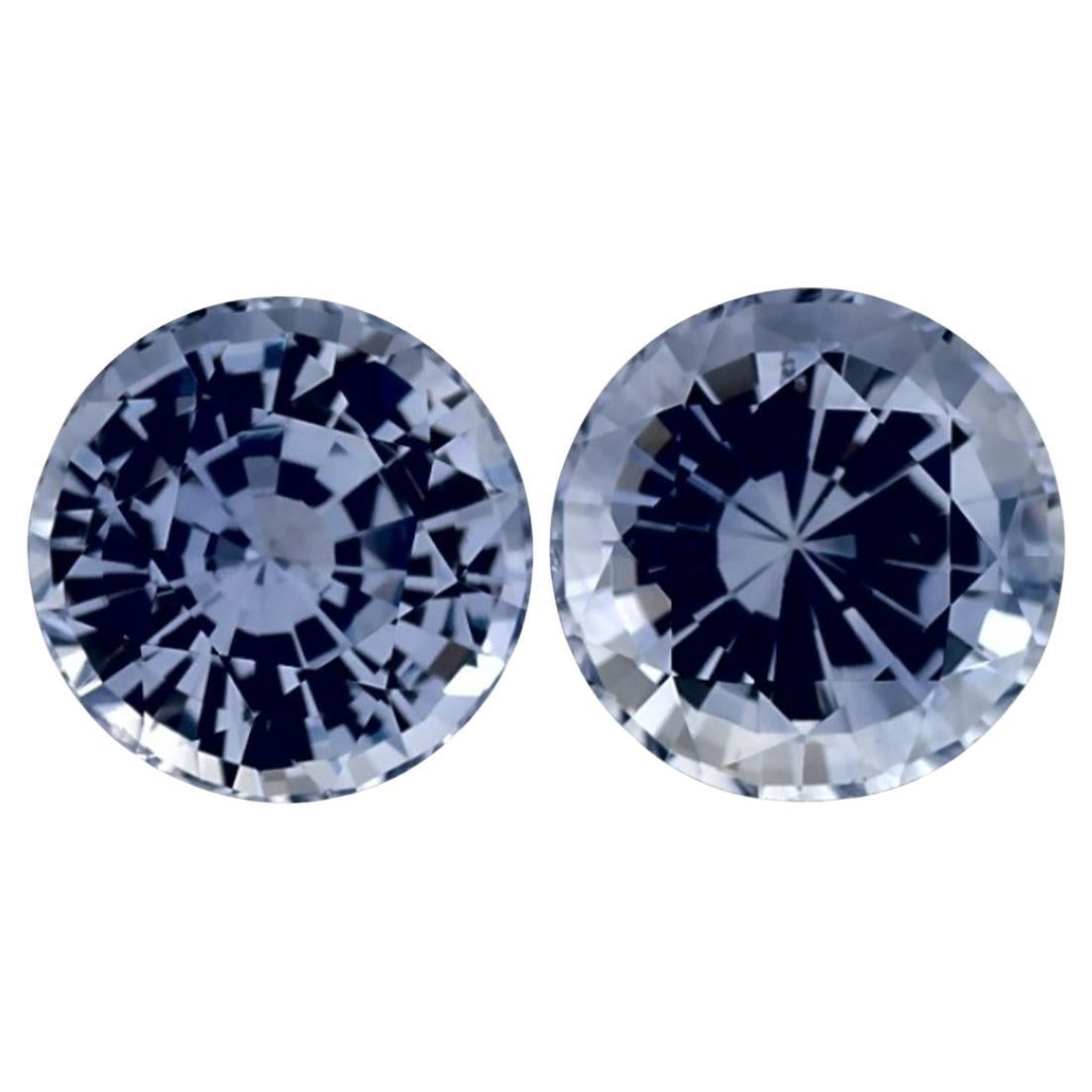 2.04 Ct Blue Sapphire Round Loose Gemstone
