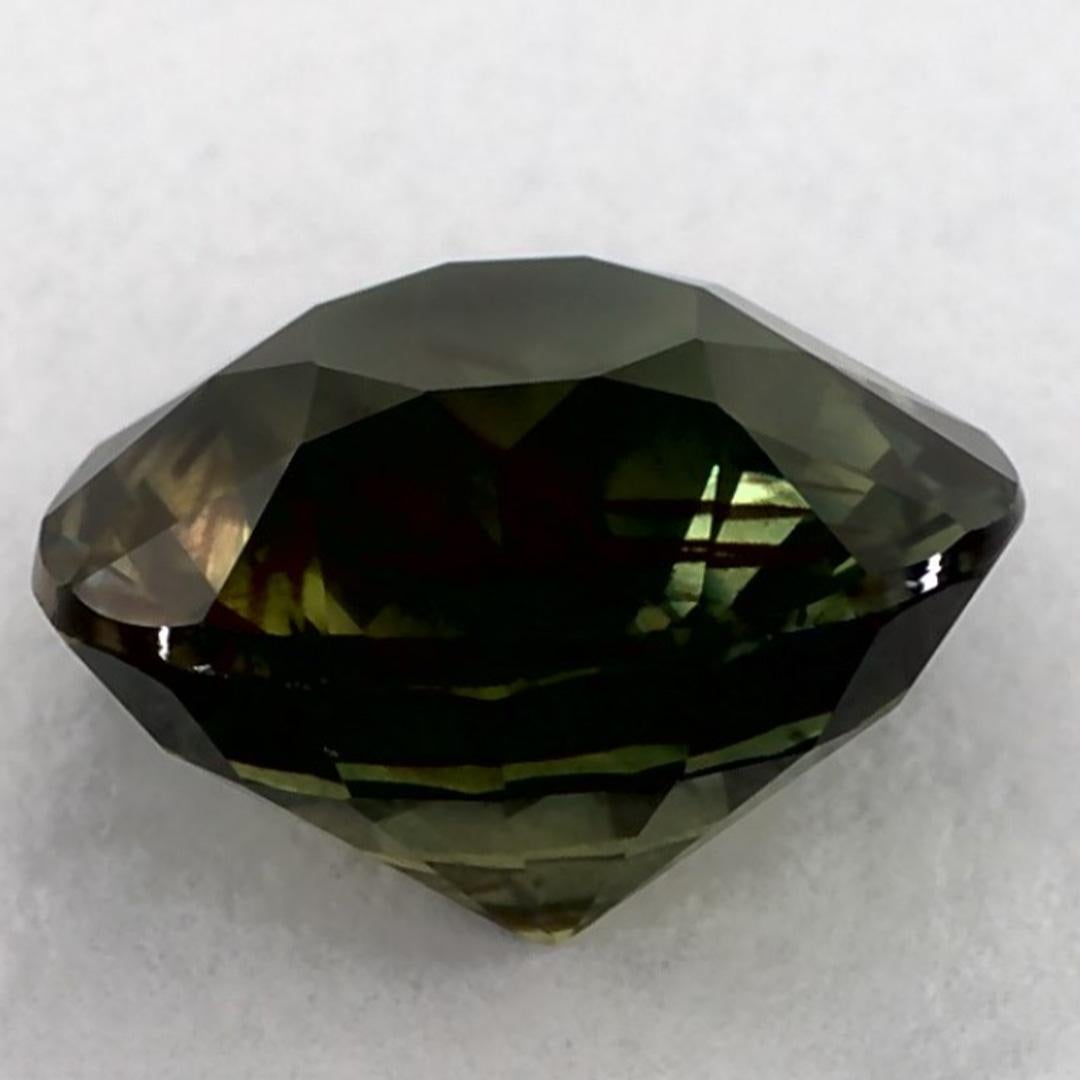 2.04 Karat Grüner Saphir Rund Lose Edelstein im Zustand „Neu“ im Angebot in Fort Lee, NJ