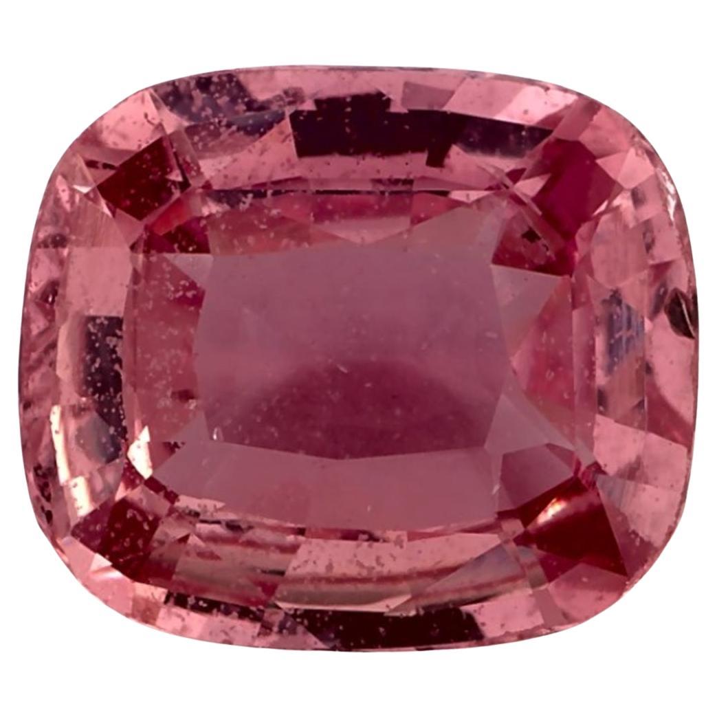 2.04 Ct Pink Sapphire Cushion Loose Gemstone en venta