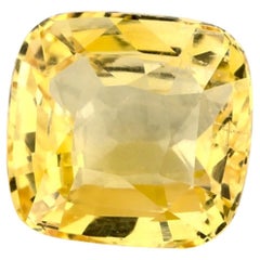 2.04 Ct Yellow Sapphire Cushion Loose Gemstone