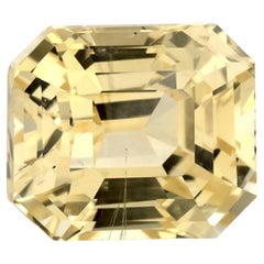2.04 Ct Yellow Sapphire Octagon Loose Gemstone