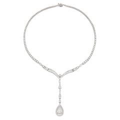20.40 Carat Diamond Drop Necklace