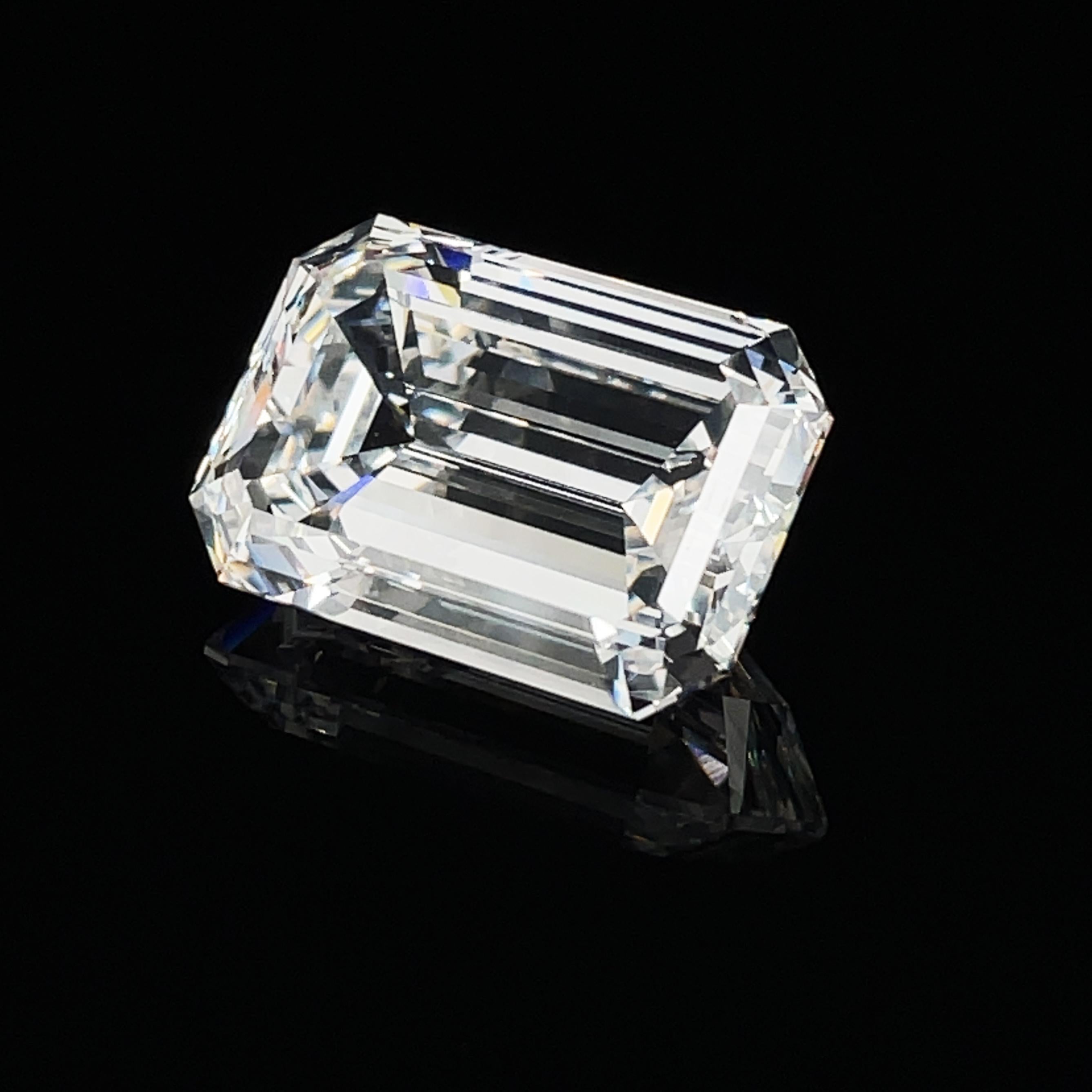 20.42 Carat GIA Certified Emerald Cut Loose Diamond For Sale 1