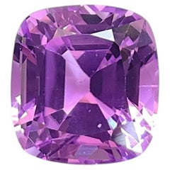 20.42 Carats Kunzite Natural Cushion Cut Stone Top Fine Color Quality Gemstone