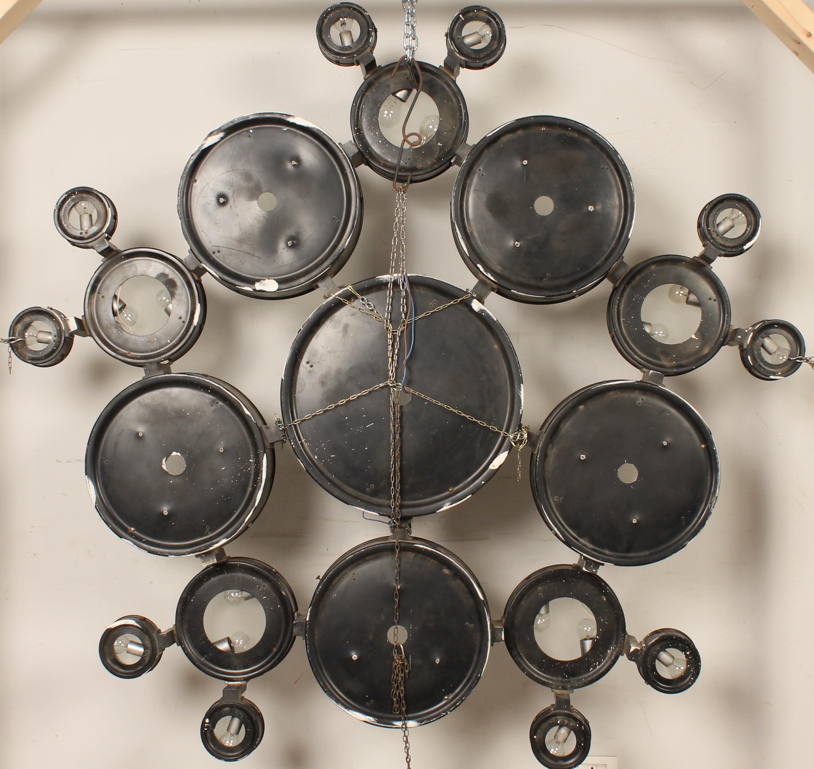 Italian 2045/b ceiling lamp by BBPR for Arteluce, 1960s For Sale