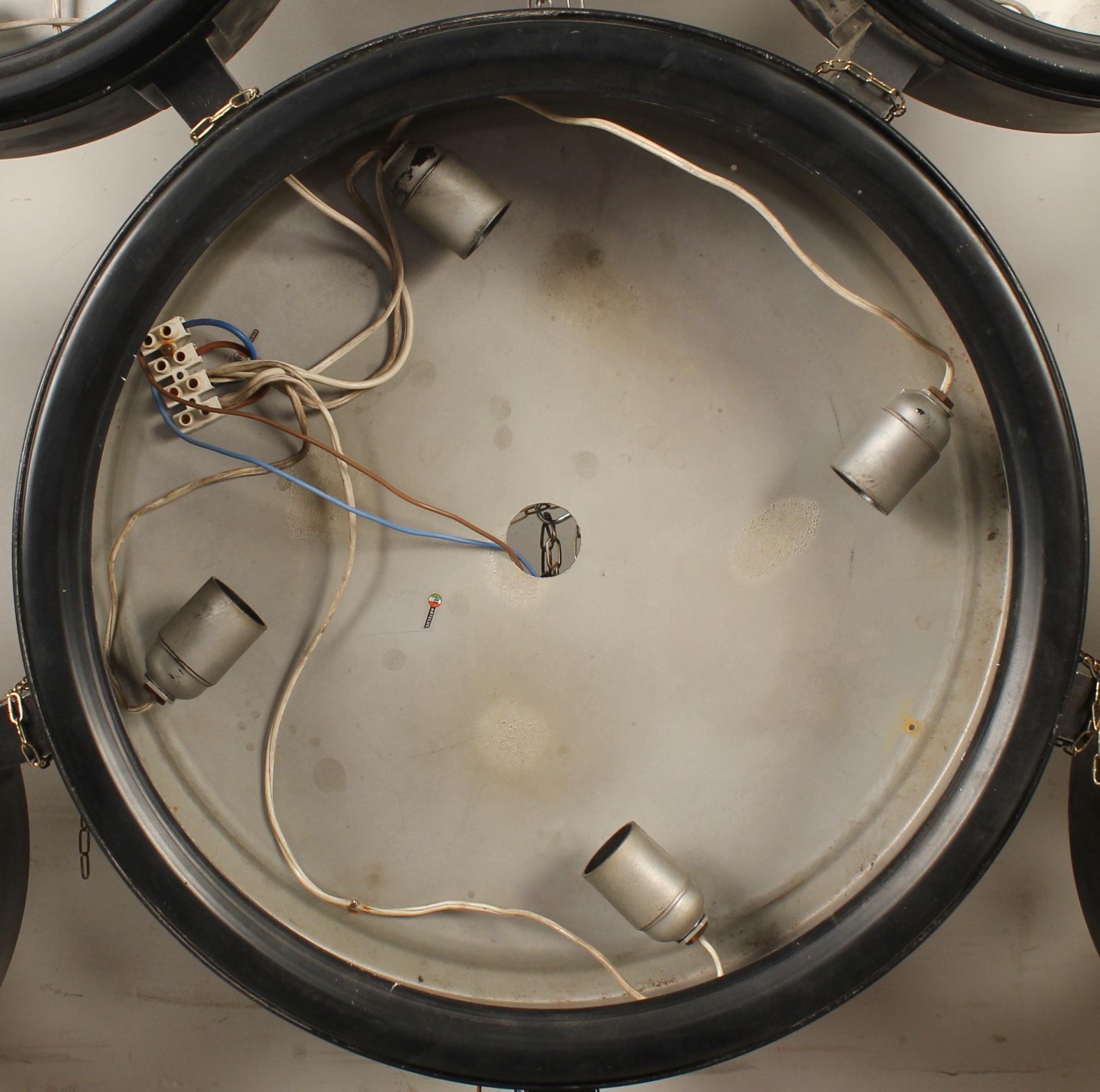 2045/b ceiling lamp by BBPR for Arteluce, 1960s In Good Condition For Sale In Ardooie, BE