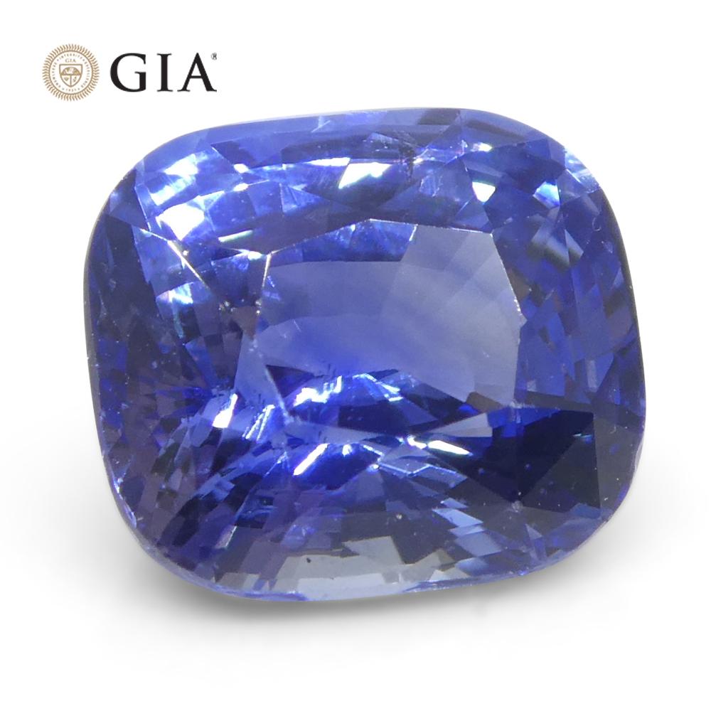 2.04ct Cushion Blue Sapphire GIA Certified Sri Lanka   For Sale 2