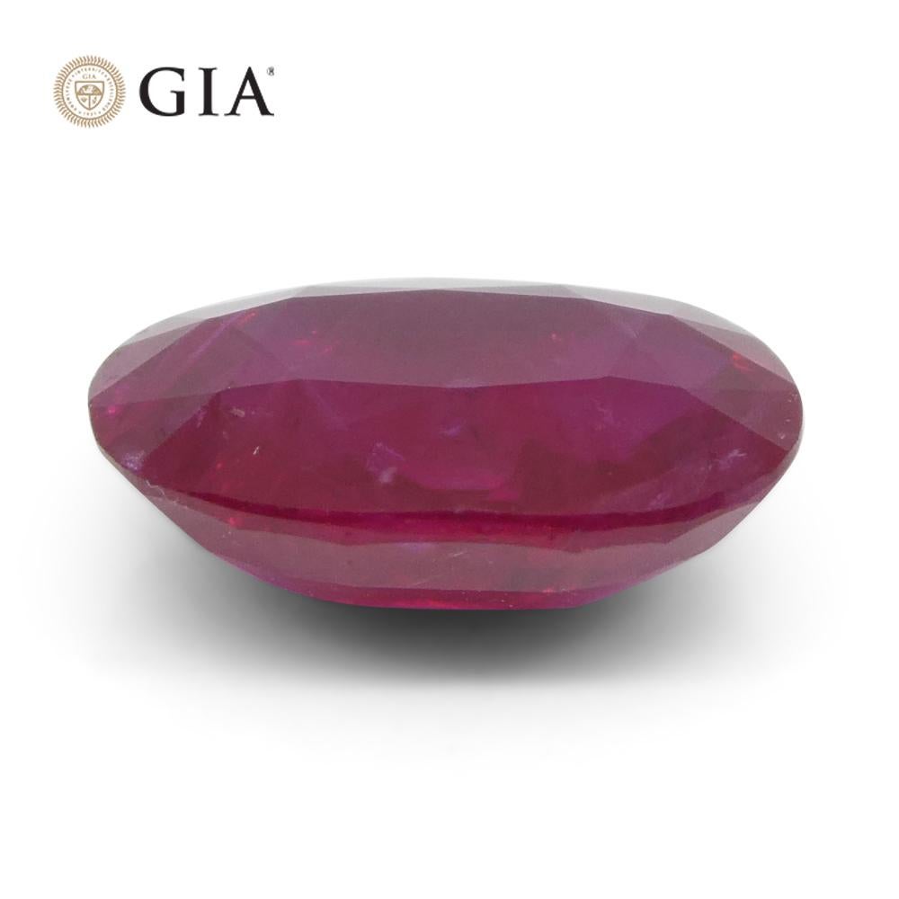 2.04ct Cushion Vivid Red Ruby GIA Certified Mozambique   For Sale 5