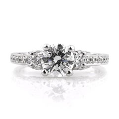 2.04ct Round Brilliant Cut Diamond Engagement Ring