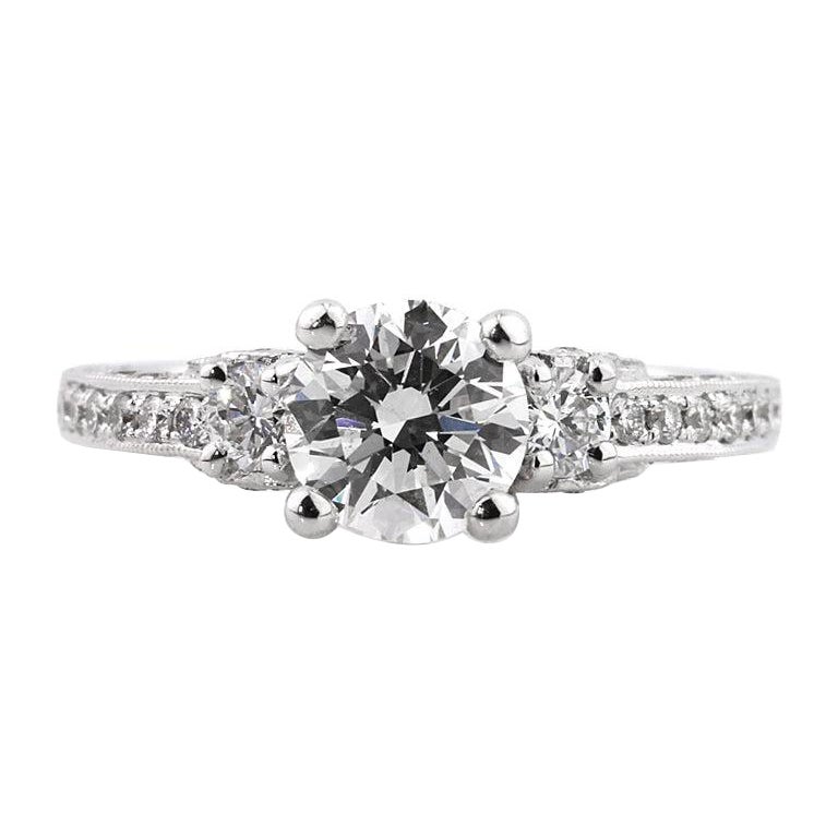 2.04ct Round Brilliant Cut Diamond Engagement Ring