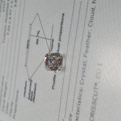 2.05 Carat Cushion Cut Natural Loose Diamond M/VS2 GIA Certified