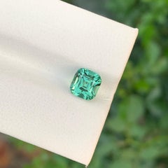 2,05 Karat natürlicher loser blau-grüner Turmalin in Kissenform in Kissenform für Schmuck