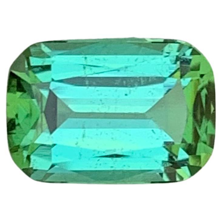 2.05 Carat Natural Loose Blue Green Tourmaline Cushion Shape Gemstone