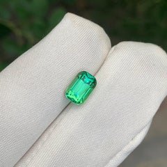 2.05 Carat Natural Loose Blue Green Tourmaline Long Cushion Cut Gemstone