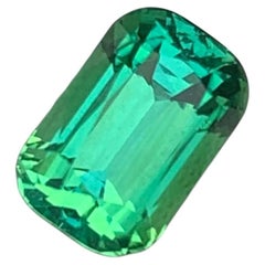 2.05 Carat Natural Loose Blue Green Tourmaline Long Cushion Cut Gemstone