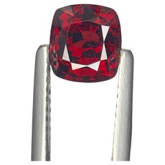 2.05 Carat Natural Loose Burmese Red Spinel Cushion Cut Gemstone