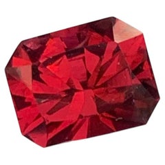 2.05 Carat Natural Loose Rhodolite Garnet Emerald Shape Gemstone