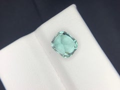 2.05 Carat Natural Seafoam Tourmaline Gemstone Cushion Cut