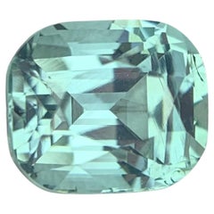 2.05 Carat Natural Seafoam Tourmaline Gemstone Cushion Cut