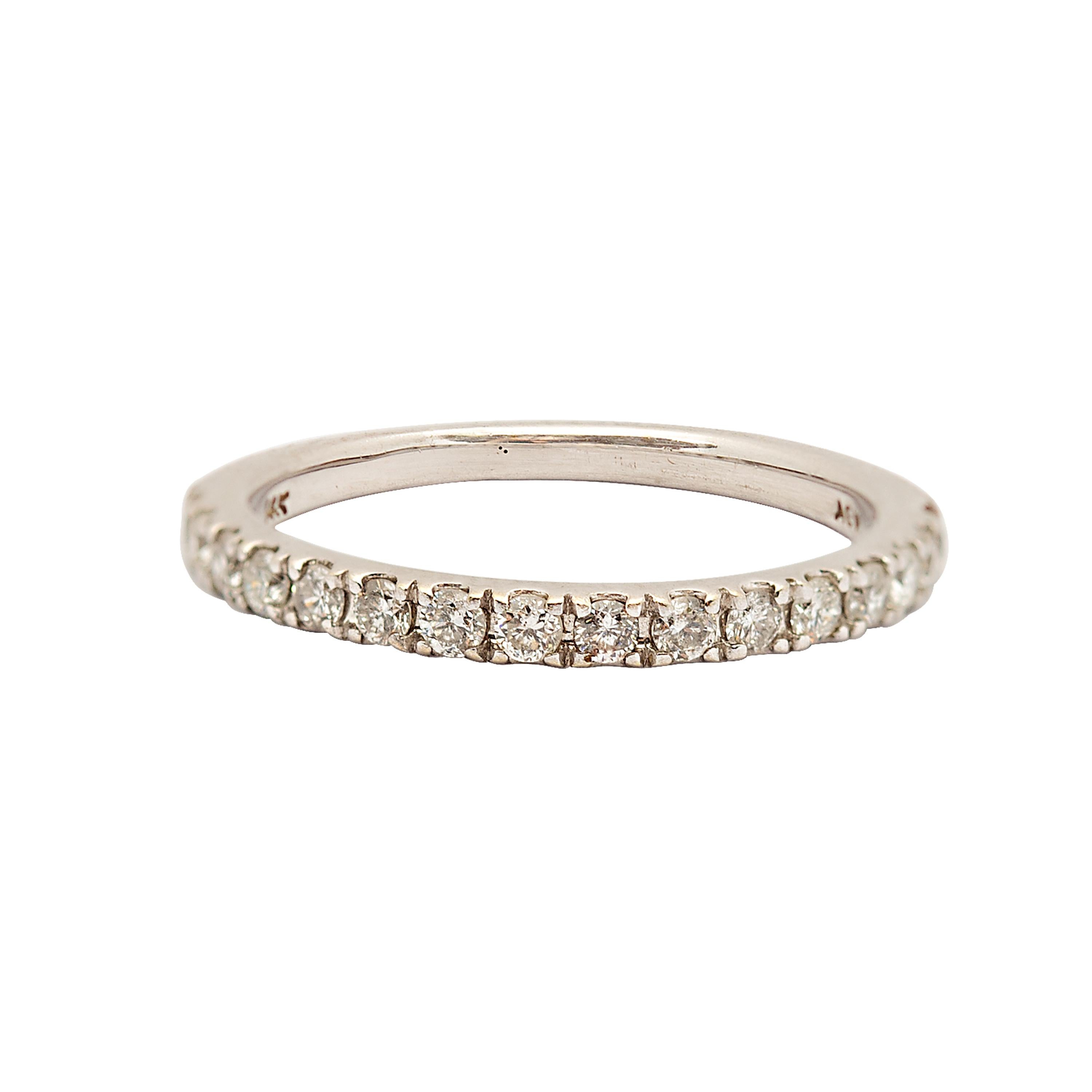 2.05 Carat Total Round Diamond Halo Engagement Ring & Band Bridal Set 14K White For Sale 5
