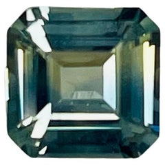 2,05 Karat Bi Farbe Asscher-Schliff  Sapphire.