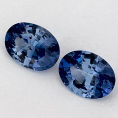 2.05 Karat Blauer Saphir Oval Loser Edelstein