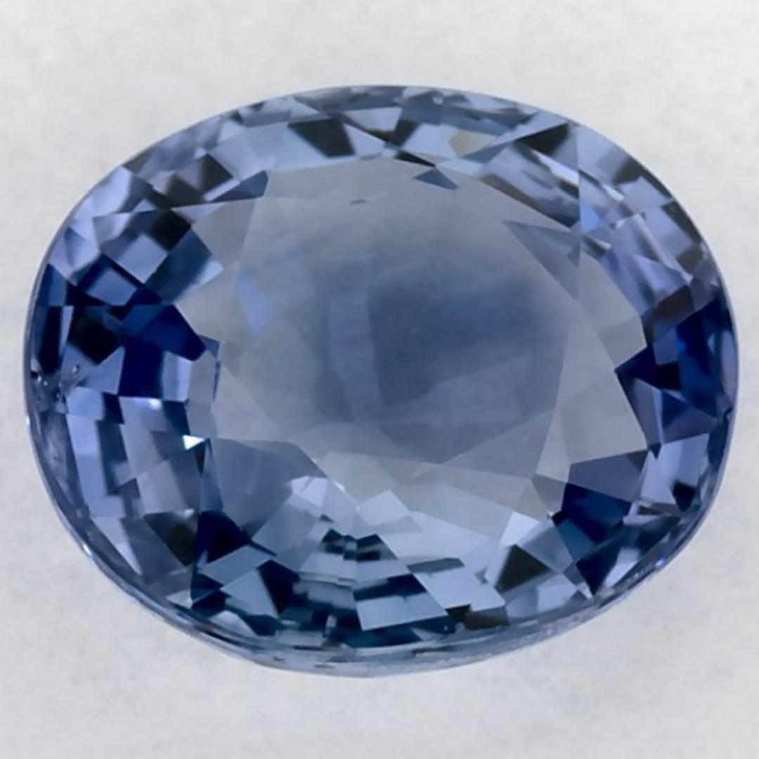 2.05 Karat Blauer Saphir Oval Loser Edelstein im Zustand „Neu“ im Angebot in Fort Lee, NJ