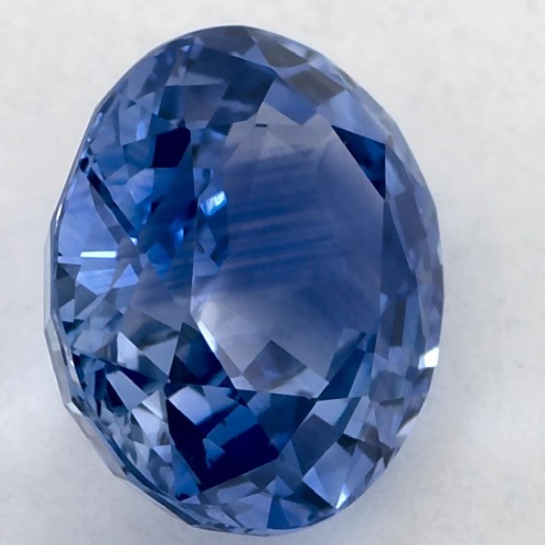 2.05 Karat Blauer Saphir Oval Loser Edelstein im Angebot 2