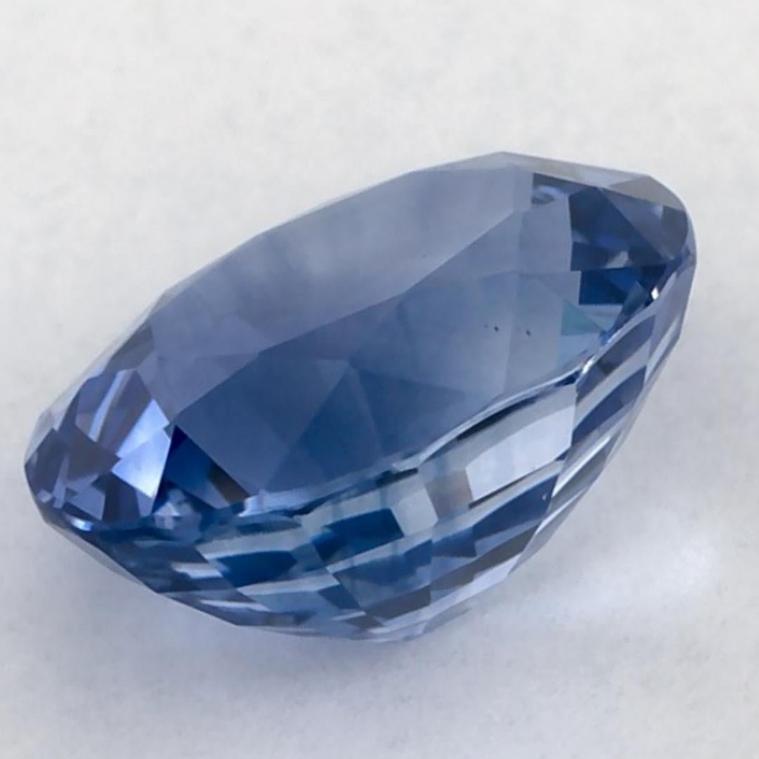 2.05 Karat Blauer Saphir Oval Loser Edelstein im Angebot 3