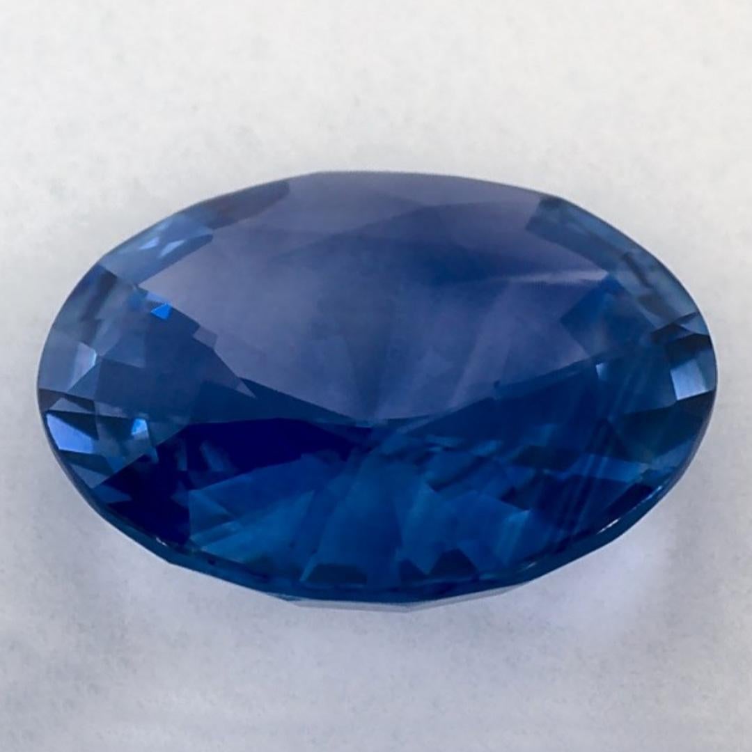 2.05 Ct Blue Sapphire Round Loose Gemstone (pierre précieuse en vrac) Neuf - En vente à Fort Lee, NJ